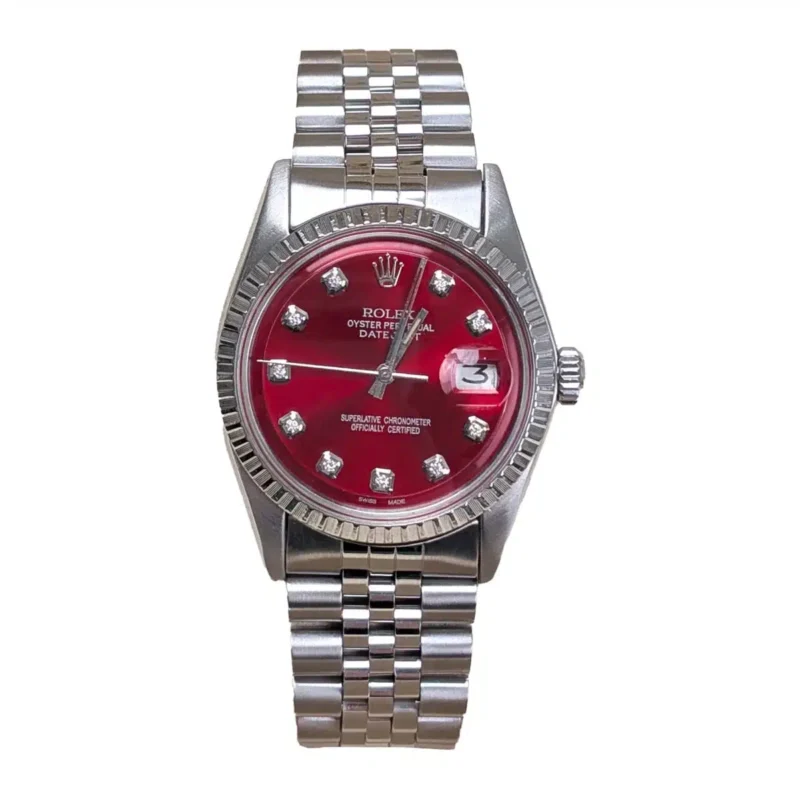 Rolex Datejust Red Diamond Dial