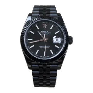 Rolex Datejust black PVD stainless steel case